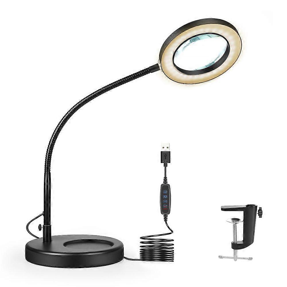 8X magnifying glass with 72 LEDs in 3 colors and 10 adjustable brightness Magnifying glass, for reading newspapers, Aesthetic magnifying glass with la