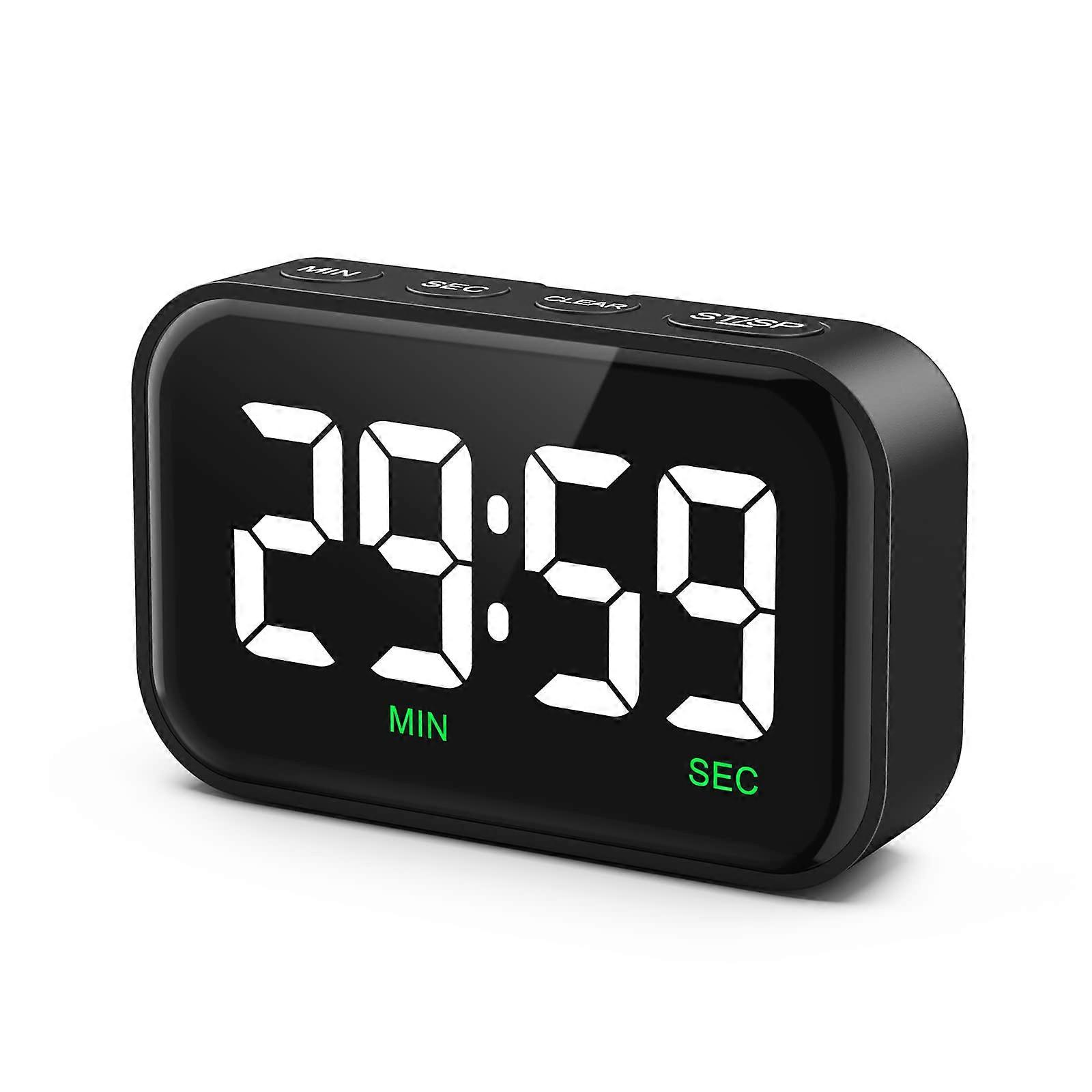 Digital Large LED Display Magnetic Kitchen Timer, Easy Use Countdown Timer with Adjustable Volume and Time Settings