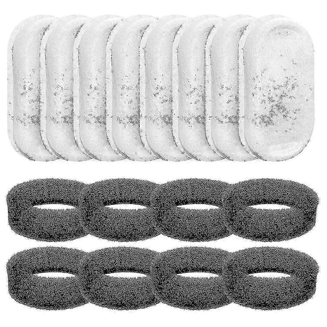 Filter för kattvattenfontäner för 108oz/3,2l och 67oz/2l justerbart vattenflöde, vattenfontän för husdjur, katt