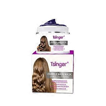 Purple Hair Mask, Violet Blue Hair Mask, Deep Conditioner For Color Treated Hair, Repair & Nourishment Treatment For Bleached, Brassy Hair 200ml