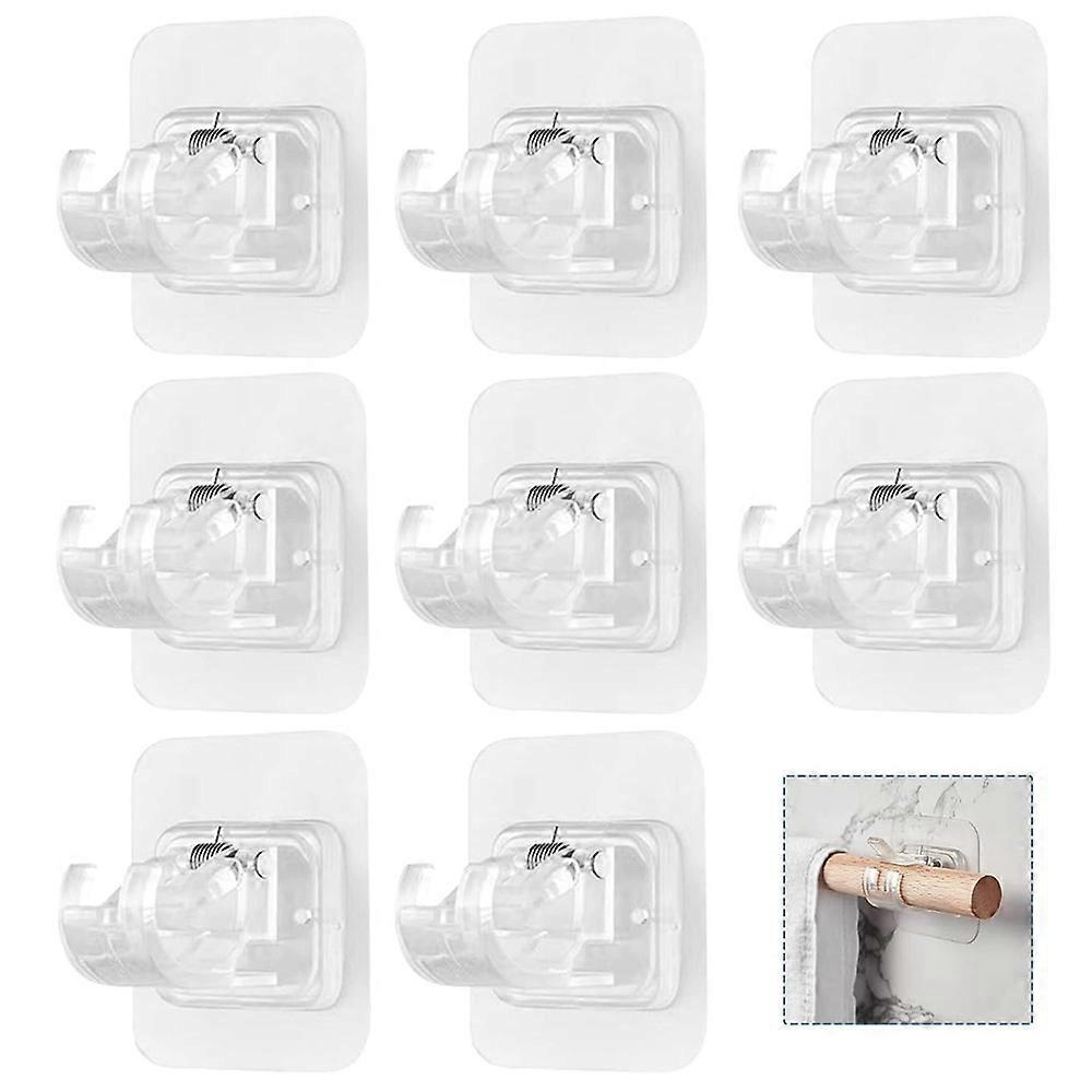 Invisible Shelf Fixing Clips - 2 Transparent Clamps
