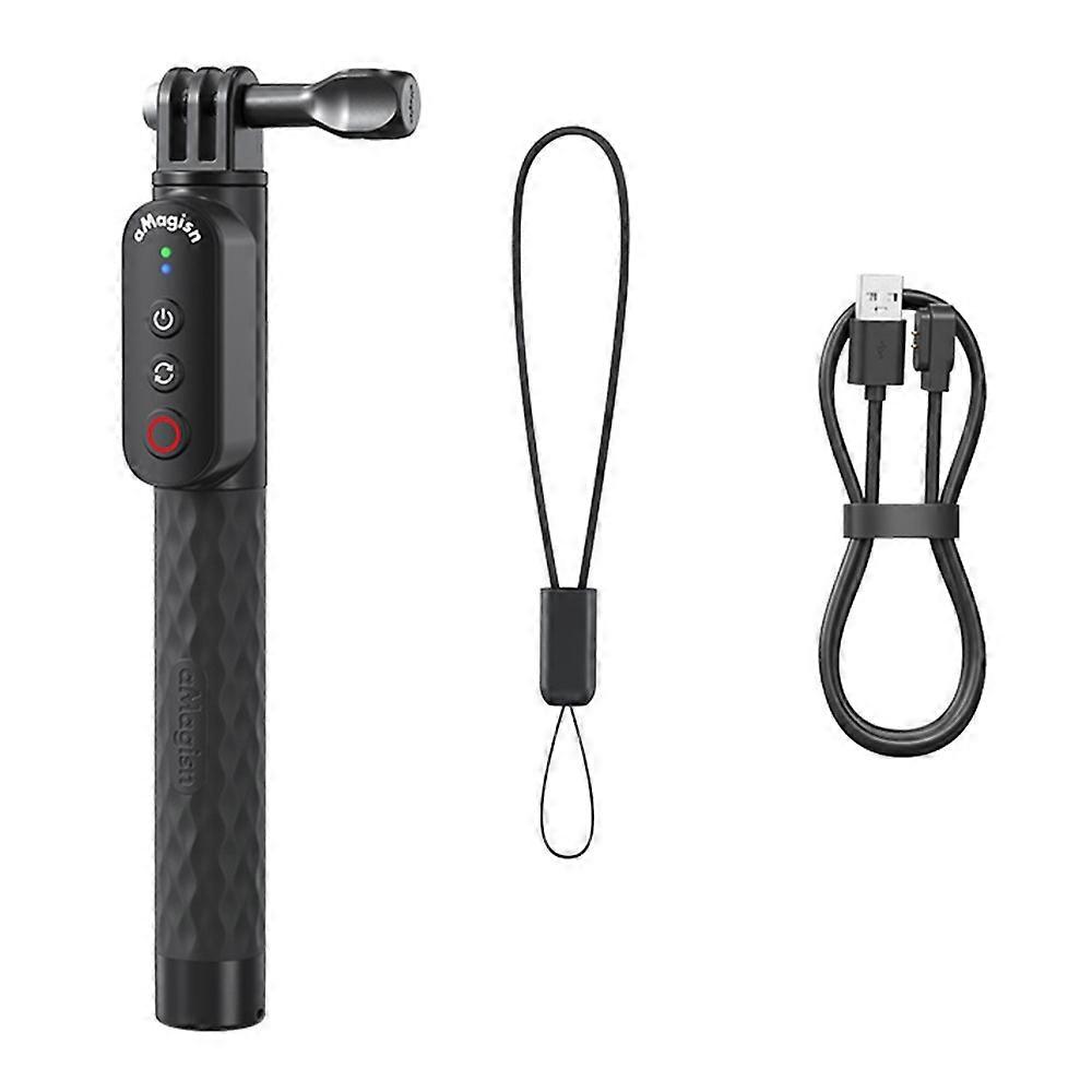 AMAGISN Bluetooth Remote Selfie Stick 1m Retractable Selfie Stick for Action Camera Phone - Three Pr