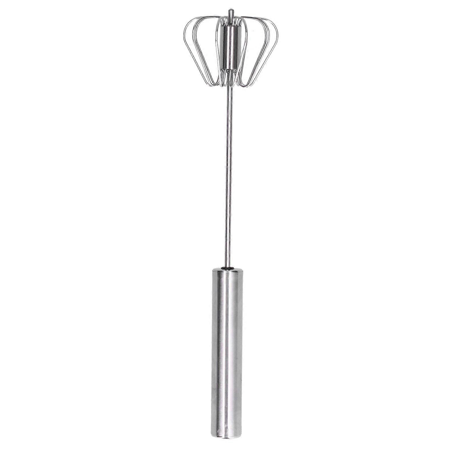 Semi-Automatic Egg Beater Stainless Steel Hand Mixer for Kitchen Use