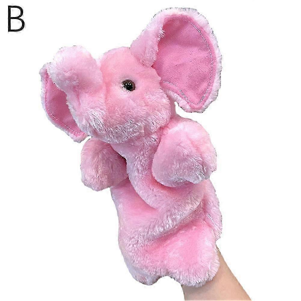 Pig Puppets Cartoon Animal Plush Hand Puppet for Story Telling Interactive Toy Tw