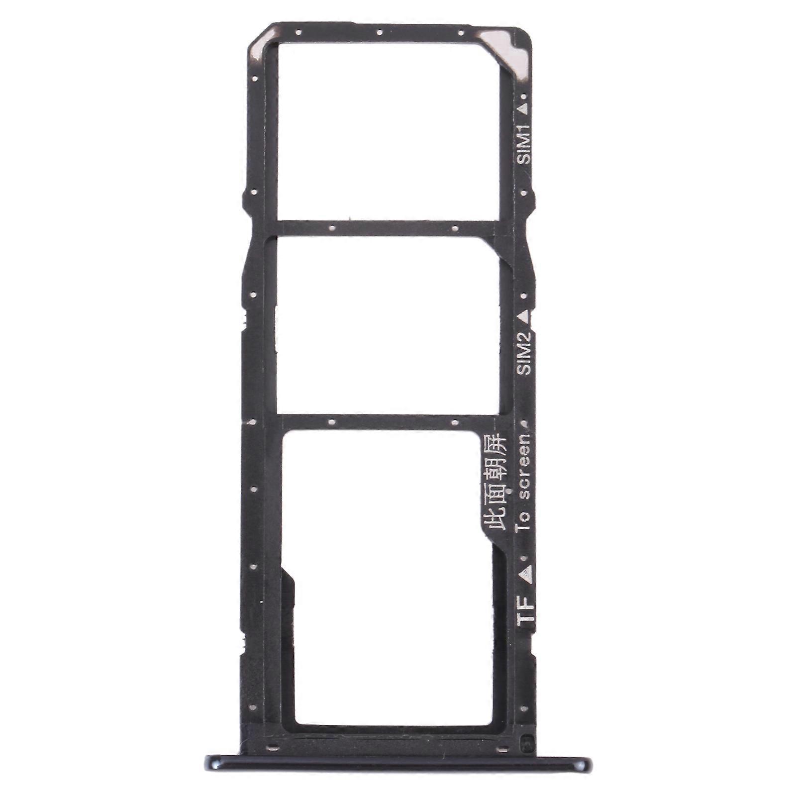 (New arrival) SIM Card Tray + SIM Card Tray + Micro SD Card Tray for Huawei Y6