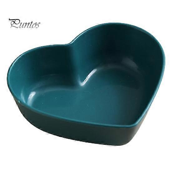 Dessert Dish Heart-shaped Stackable Drop Resistant Washable Sound Construction Pack Food Anti-deform Seasoning Plate for Dining Room