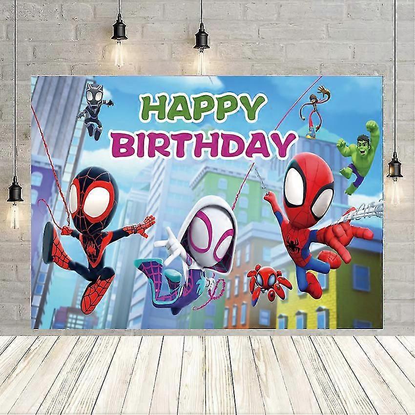 Kids Birthday Gift Bags Spider-Man Theme Party Supplies Paper Plate Cup Plates Napkin Baby Shower Disposable Tableware Set