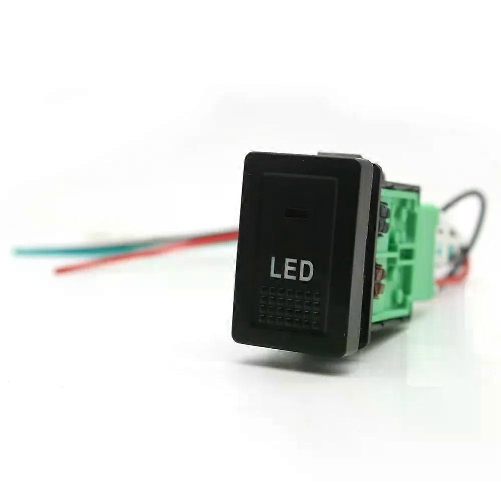 Car LED DRL Power On Off Front Rear Fog Lamp Spotlights Switch Button For Suzuki SX4 Swift Grand Vitara 2006 - 2012