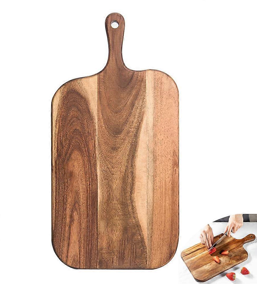 Wooden kitchen cutting board for various foods