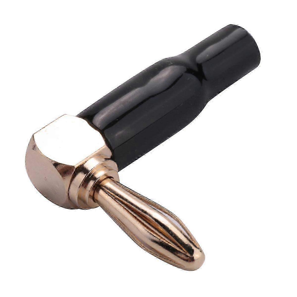 24Pcs 4mm Banana Plug Speaker Wires Connector Adapter 24K Gold Plated Screw Type Pure Copper Right