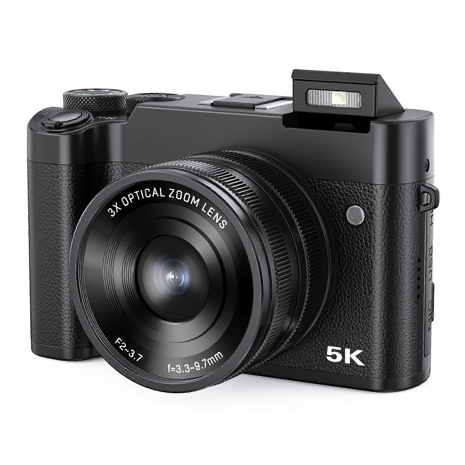 DC205X Dual Lens Camcorder High Definition Optical Zoom 5K Digital Camera Video Recorder - Japanese