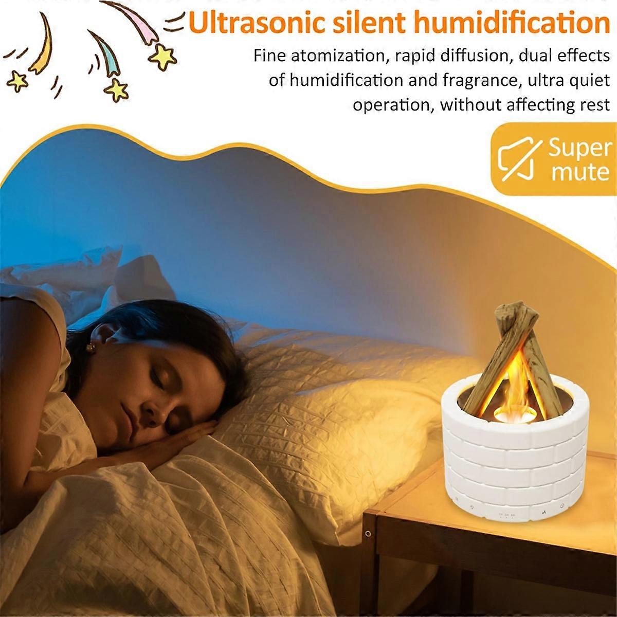 Simulation Flamme Diffusor Lagerfeuer Luftbefeuchter Diffusor Duft Büro Hause Flamme Luftbefeuchter Aromatherapie Maschine