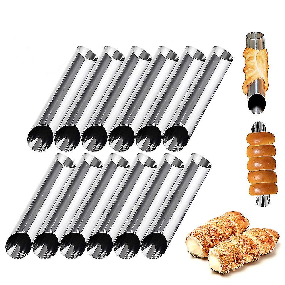 12 Pack Edelstahl Cannoli Form Tubes