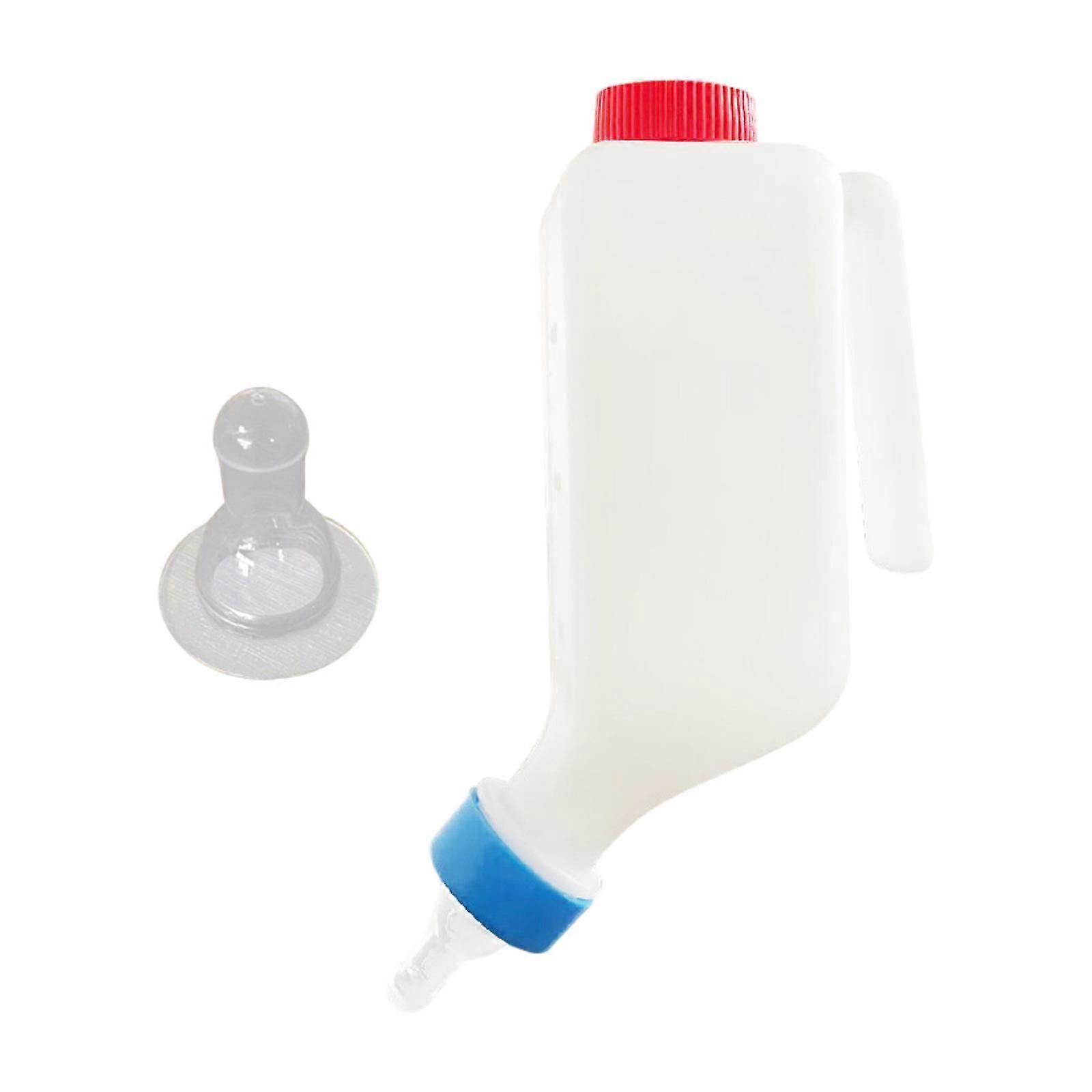 Milk Bottle Feeder Portable with Nipple for Sheep Lamb Puppy Little Livestock