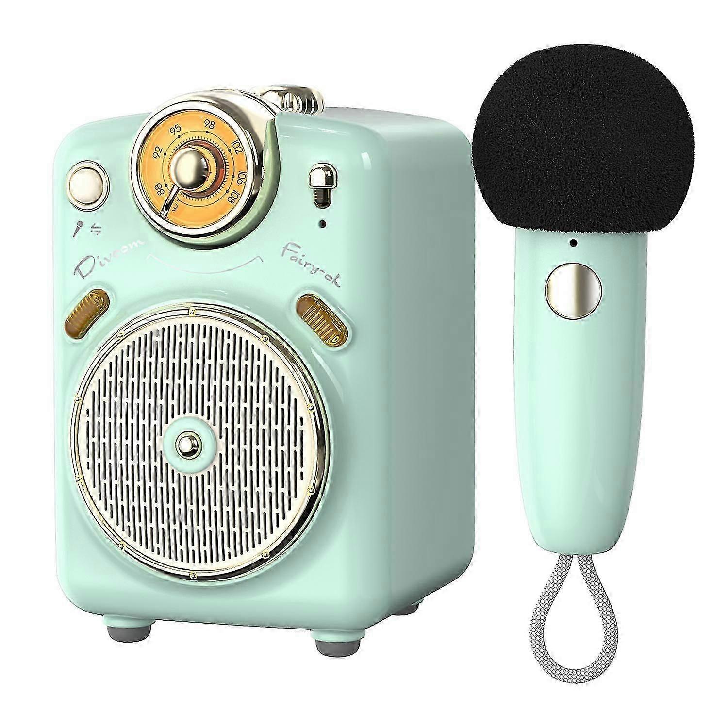 Fairy-OK Portable Bluetooth Speaker with Microphone
