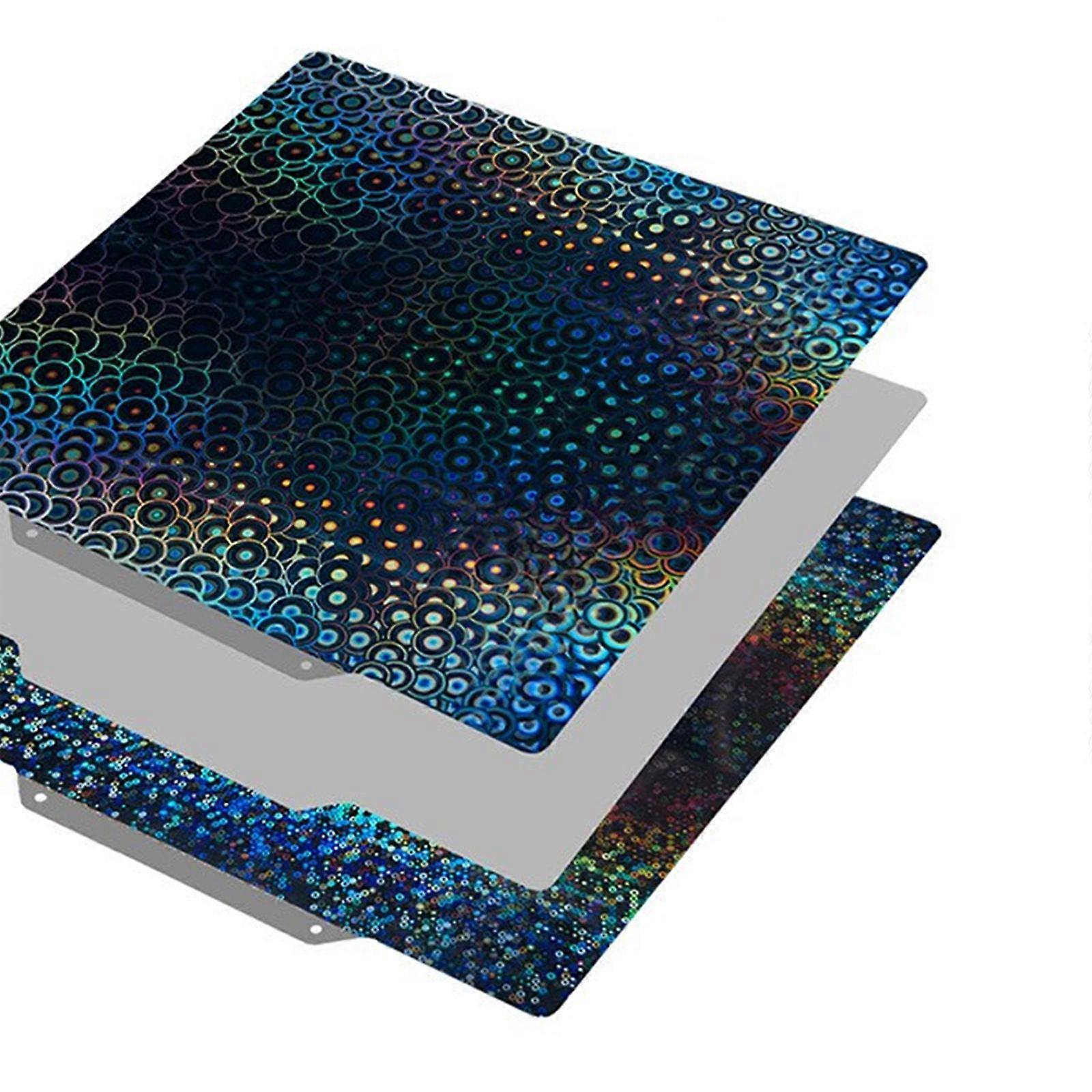 3D Printing Build Plate with PEY and PEI Spring Steel Sheet for 3D Printer Smooth Build Plate Printing Platform 257x257mm