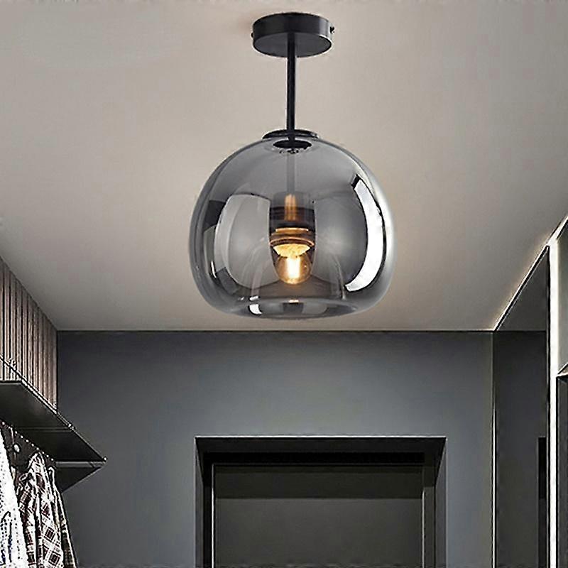 Glass Ceiling Light Nordic Texture LED Dinning Room Lamp Corridor Creative Living Room Lighting