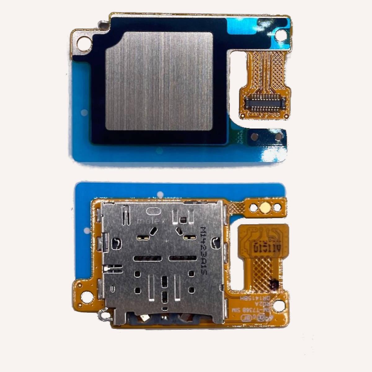 Sim + Micro SD card reader module board slot socket for Samsung Galaxy Tab S7 FE spare part
