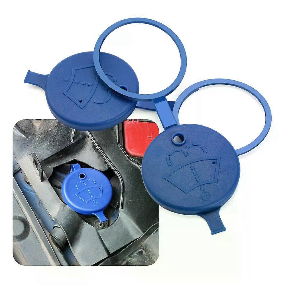 2Pcs Car Windshield Wiper Washer Fluid Reservoir Lid Cover compatible for Jaguar Xf Xe X Type F Pace Power S Type Pace Xk Xkr Xfl