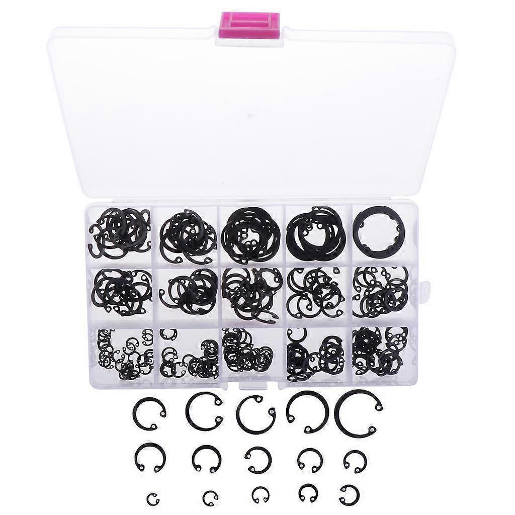 175x Circlip Set External Circlips Snap Assortment Retaining Cir Clip