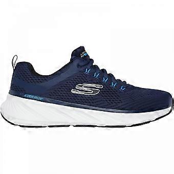 Men's Skechers Relaxed Fit Edgeride Contention | Navy/Blue | Mens Memory Foam Trainers