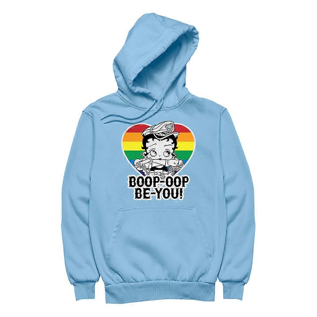 Betty Boop Pride Oop Be You Men's Hooded Sweatshirt