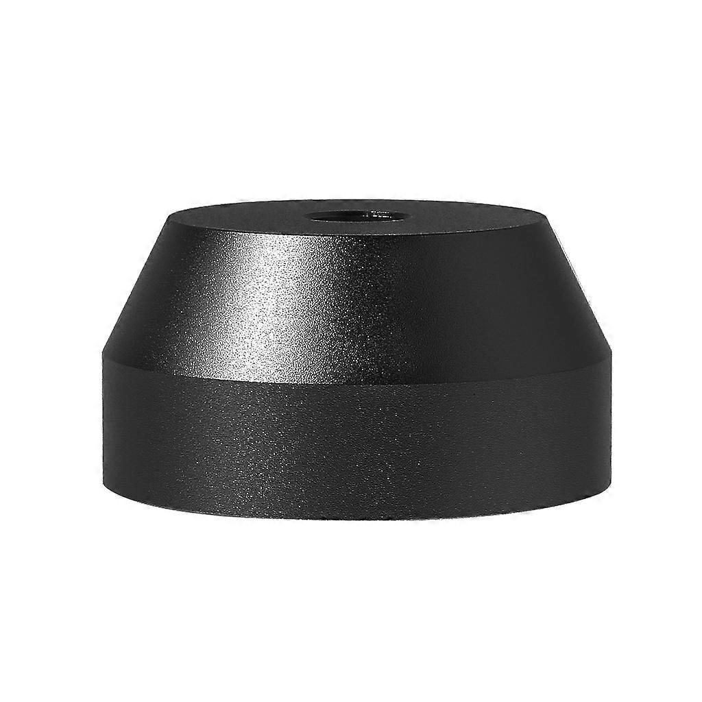 Βινυλίου Record Dome Adapter Universal 7" 45RPM Πικάπ Αλουμίνιο Accessori Μαύρο