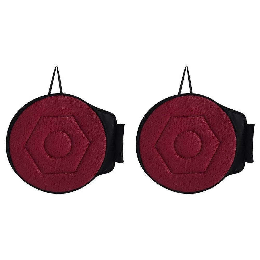 2pcs 360°Rotating Seat Cushion for Car,15.7in Seat Cushion Red