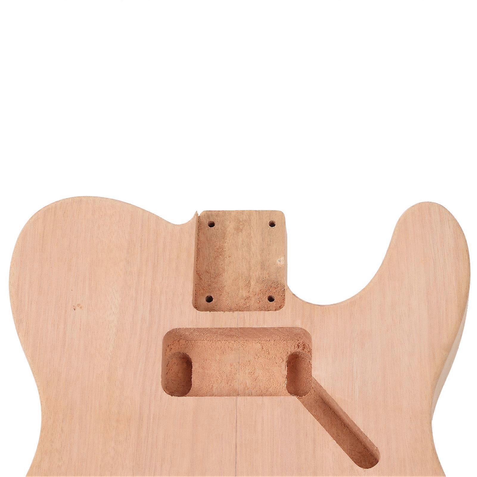 Raw Mahogany Electric Guitar Body, Professional DIY Replacement Part, Blank, GSB11