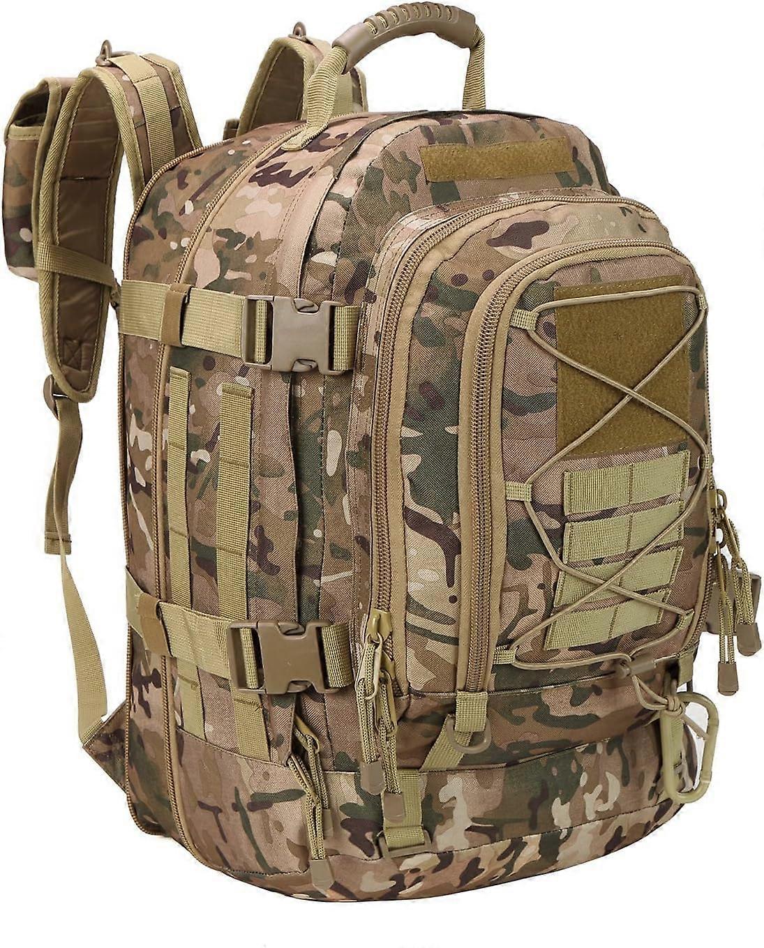 Expandable Military Tactical Backpack for Hiking with 40-64L Size