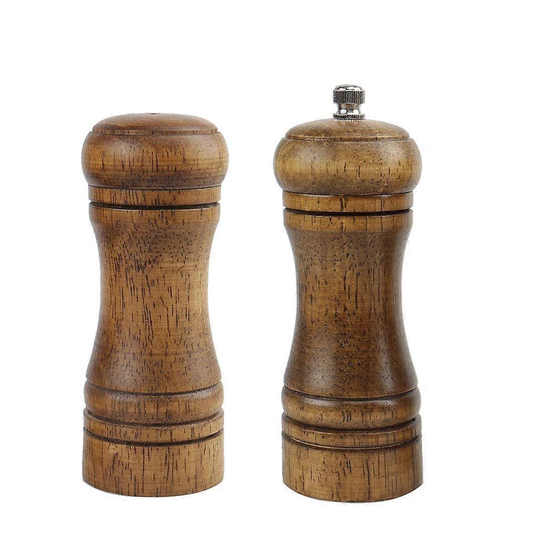Pepper Grinder And Salt Shaker Set 5.5-Inch Adjustable Coarseness For Cooking