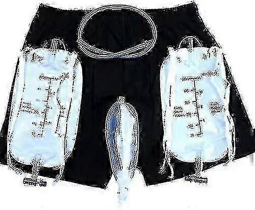 男性失禁パンツコレクション尿袋ポータブルリークプルーフレッグピーカテーテルホルダー長老用