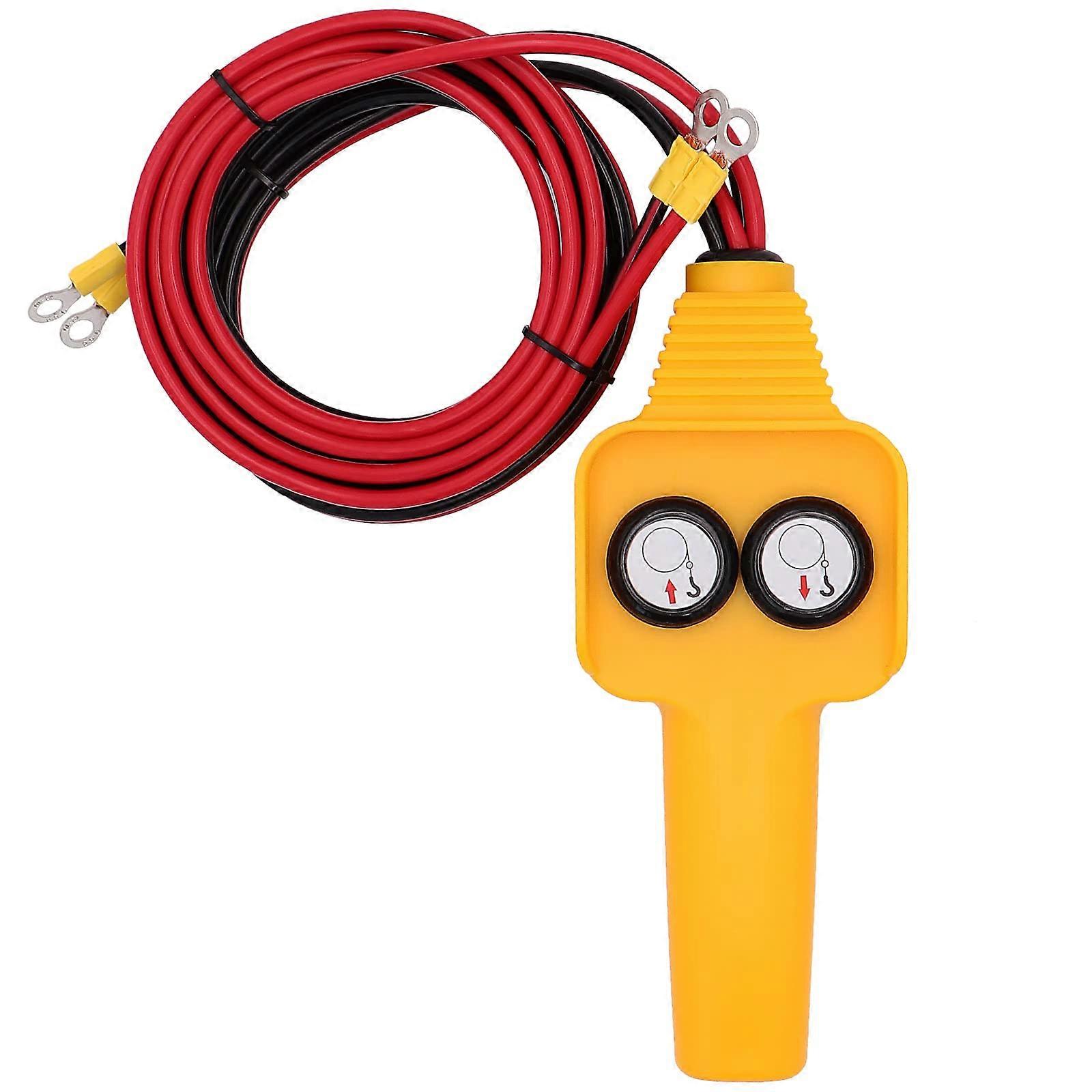 Winch Hand Control Assembly Controller with Solenoid Relay Built-in for 1500lbs to 4500lbs 12V Electric Winch