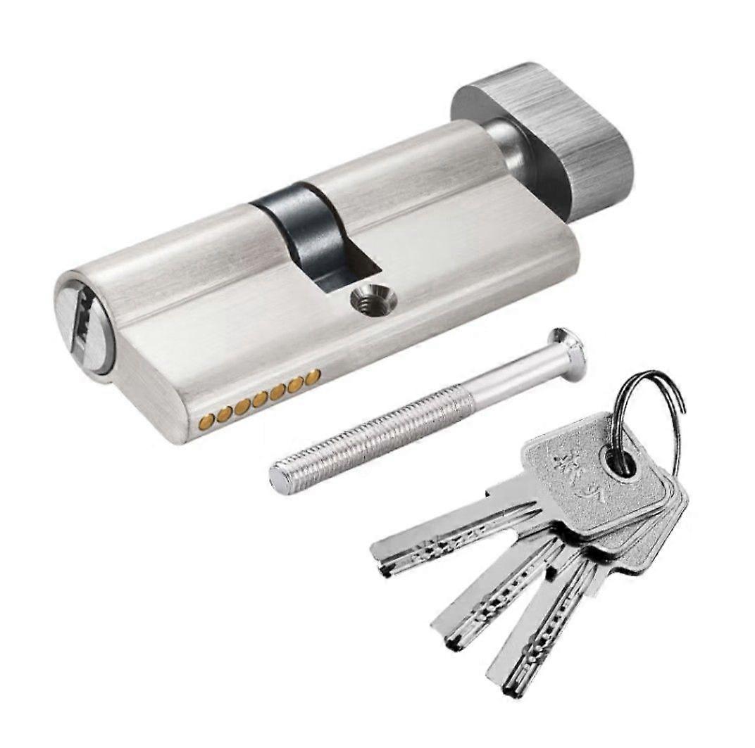 Anti-theft lock cylinder silver