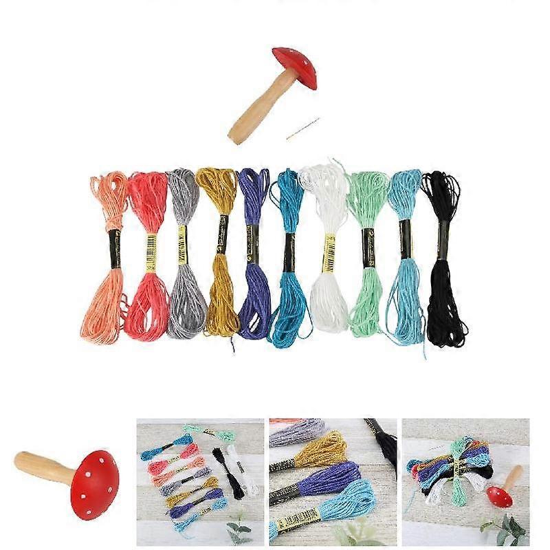1 Set Darning Mushroom Wood Patching Tools Socks Sewing Tools Home DIY Mending Device