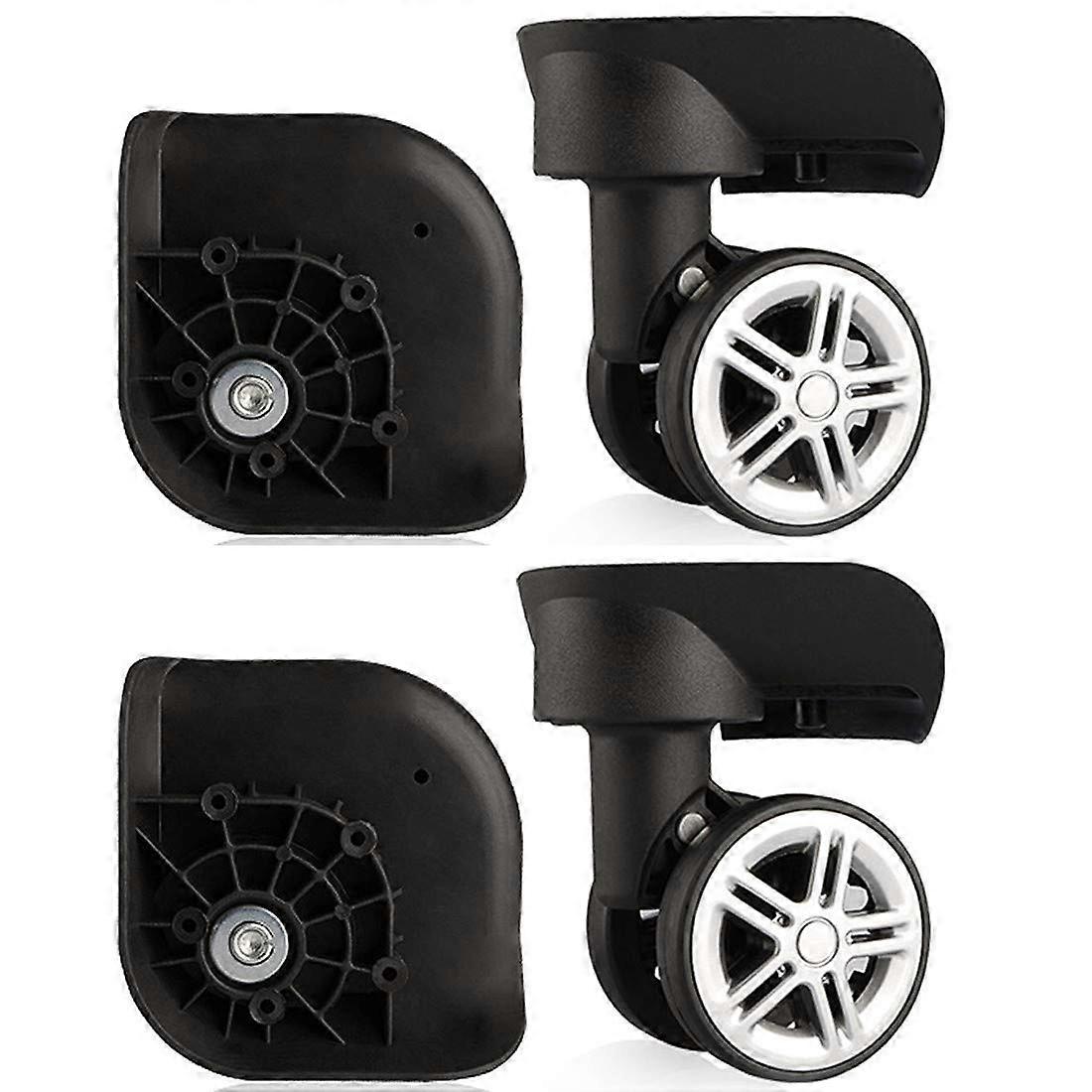 (DL-W139) Mute Connected Spinner Wheels for Replacement Luggage Wear Wheels Silent Draw bar Box DIY (4 pcs/Set)