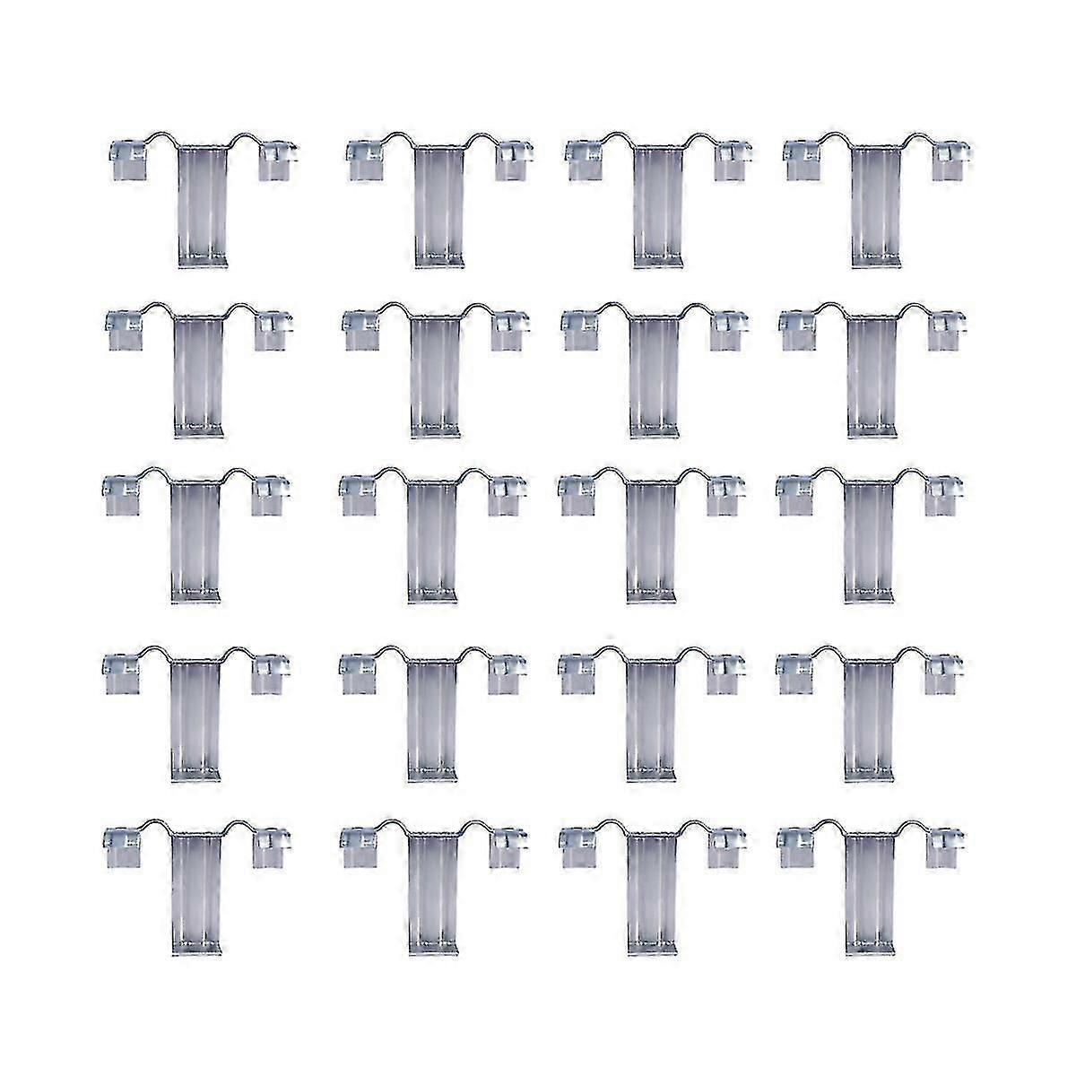 20pcs פאנל פוטו-וולטאי אבזם ניקוז צלחת פני השטח פאנל סולארי קליפ ניקוז מים לפאנל סולארי