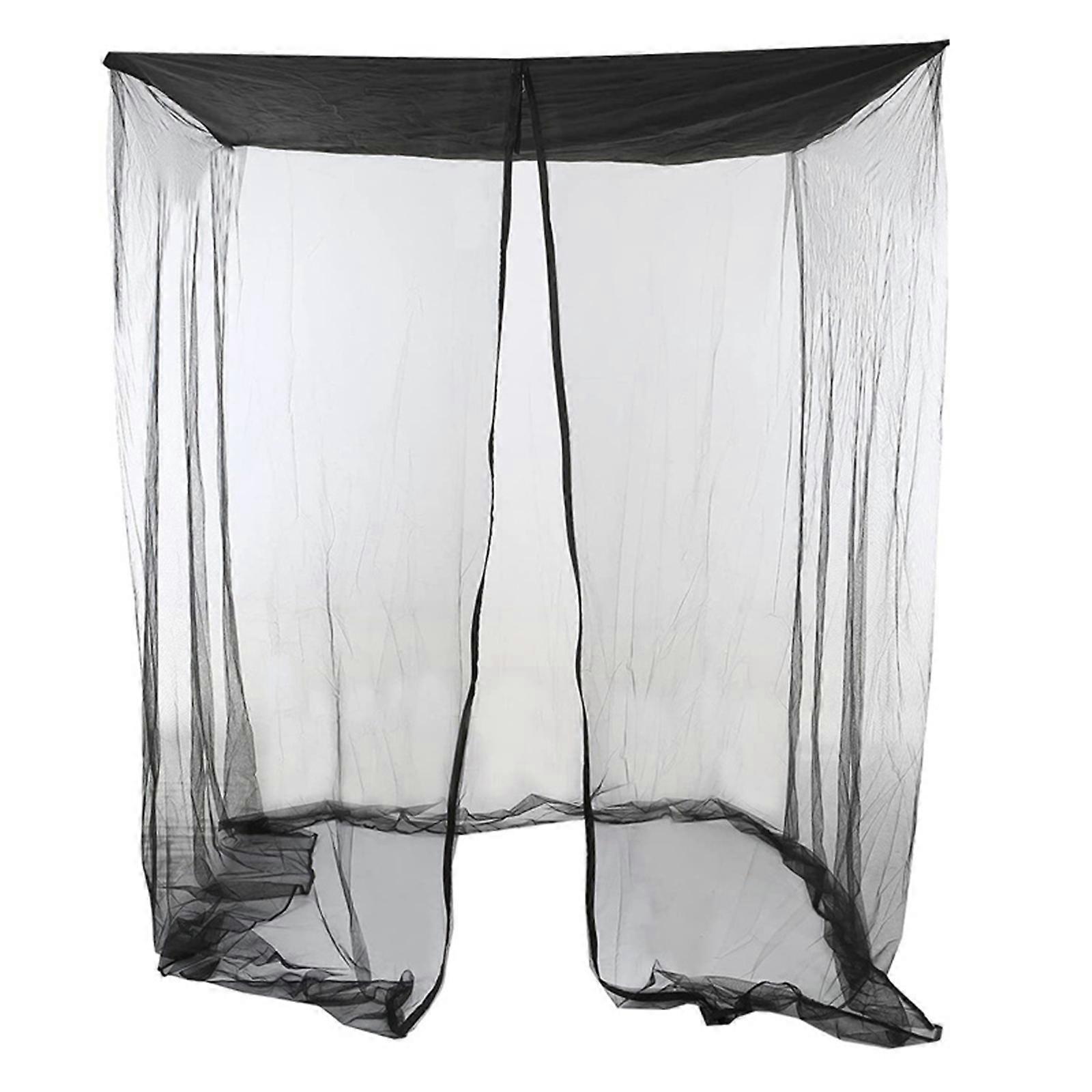 Outdoor Swing Net Cover Portable Polyester Mesh with Zipper Opening and Roof Waterproof Tent for Garden Courtyard New