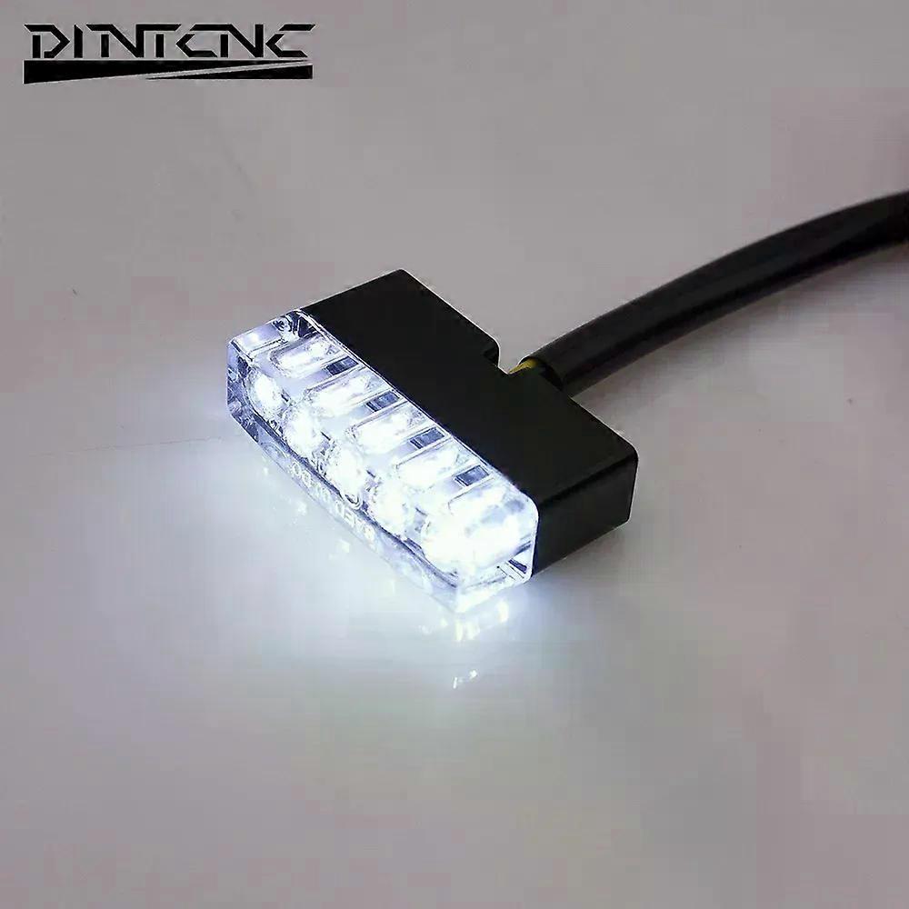 Turn Signals Accessories Universal Motorcycle Square Small Taillight Mini License Plate Light Brake Light Moto Modification