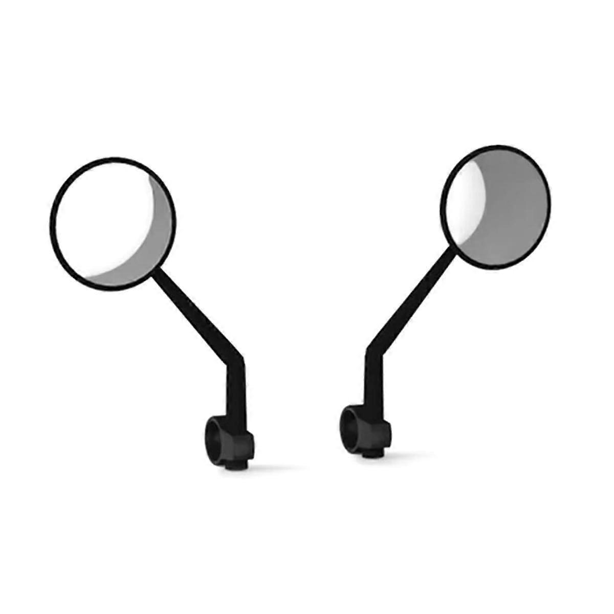 Universal Scooter Rearview Mirror, Scooter Handlebar View Retroreflector 360 Rotation Safety Mirror 1 Pair