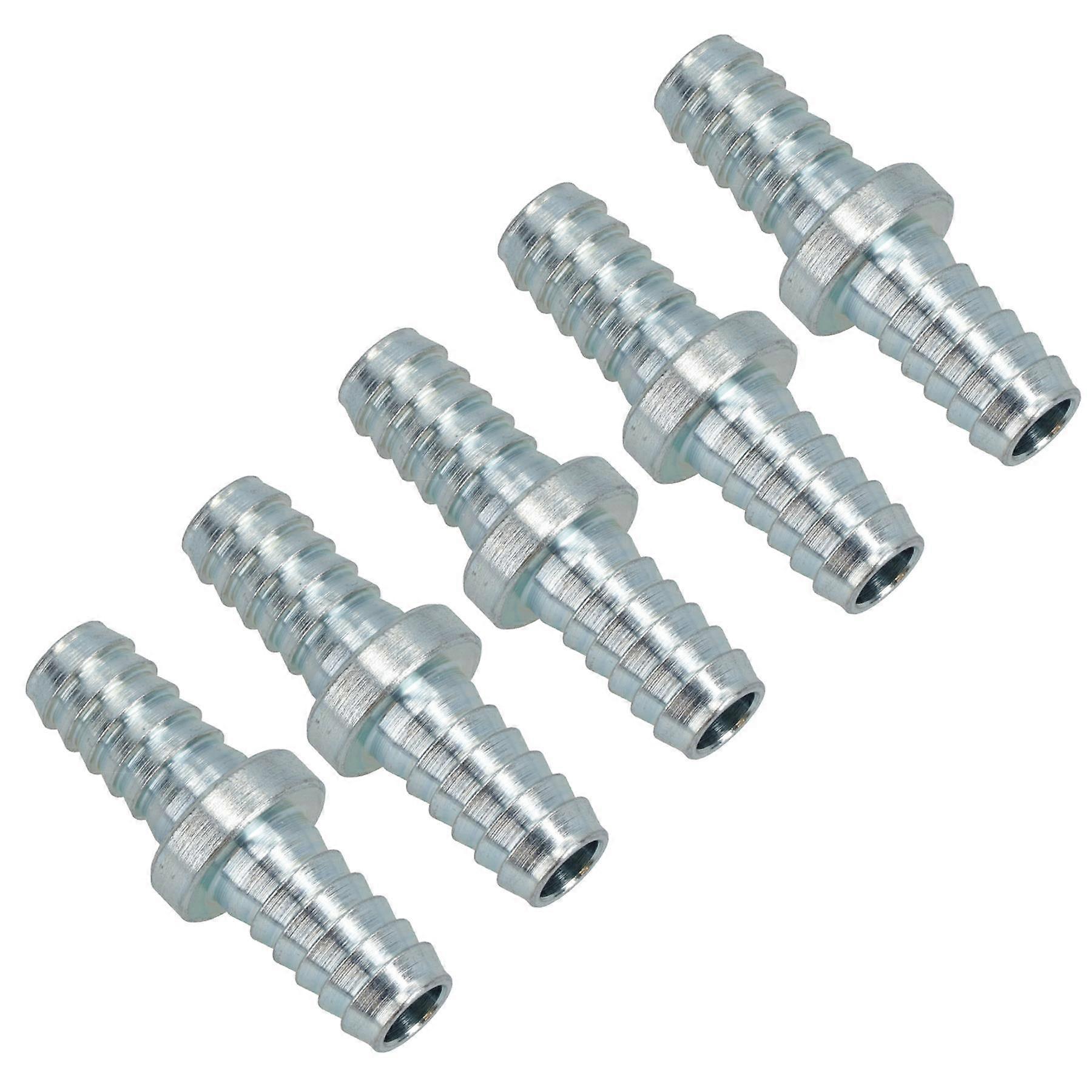 3/8" Hose Joiner / Repair Fitting Double Tail Air Pipe Connector 5 PACK FT030