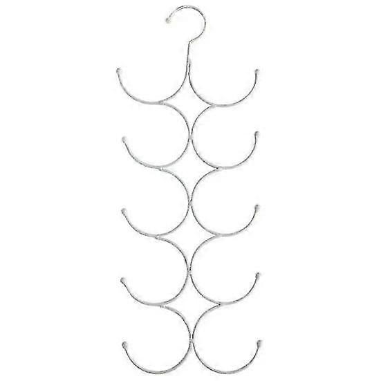 Scarf Storage Rack Hanging Multi Hooks Large Capacity Anti-slip Great Load Bearing Stainless Closet Stockings Leggings Organizer Yoga Pants Hanger
