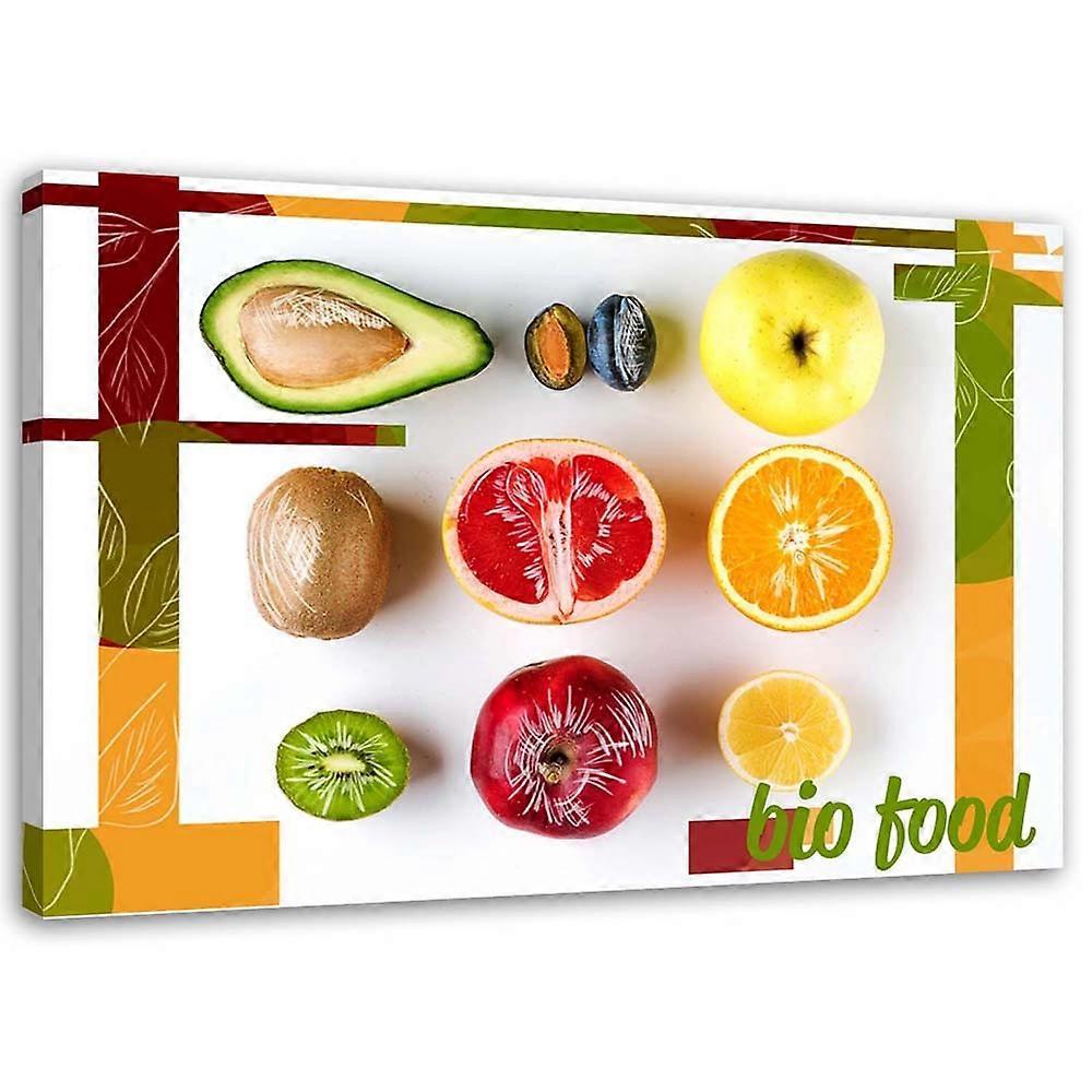 Leinwandbild, Appetitliche Früchte - 90x60