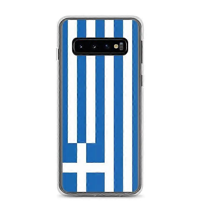 Phone Case - Samsung - Galaxy S10 - Greece Flag - Flexible - Multicolor