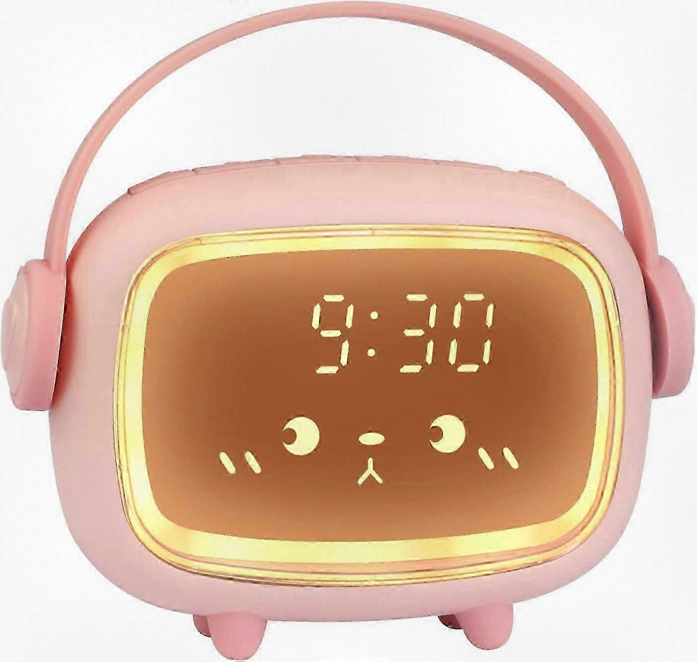 Digital children's alarm clock suitable for kids, featuring a countdown with light, adjustable volume, perfect for boys and girls' morning routine.
