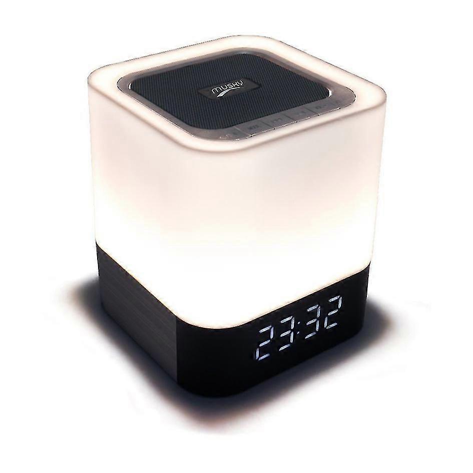 Bluetooth 4.0 Wireless Speakers with Touch Sensor & Color Changing Night Light - Compact & Quick Charging