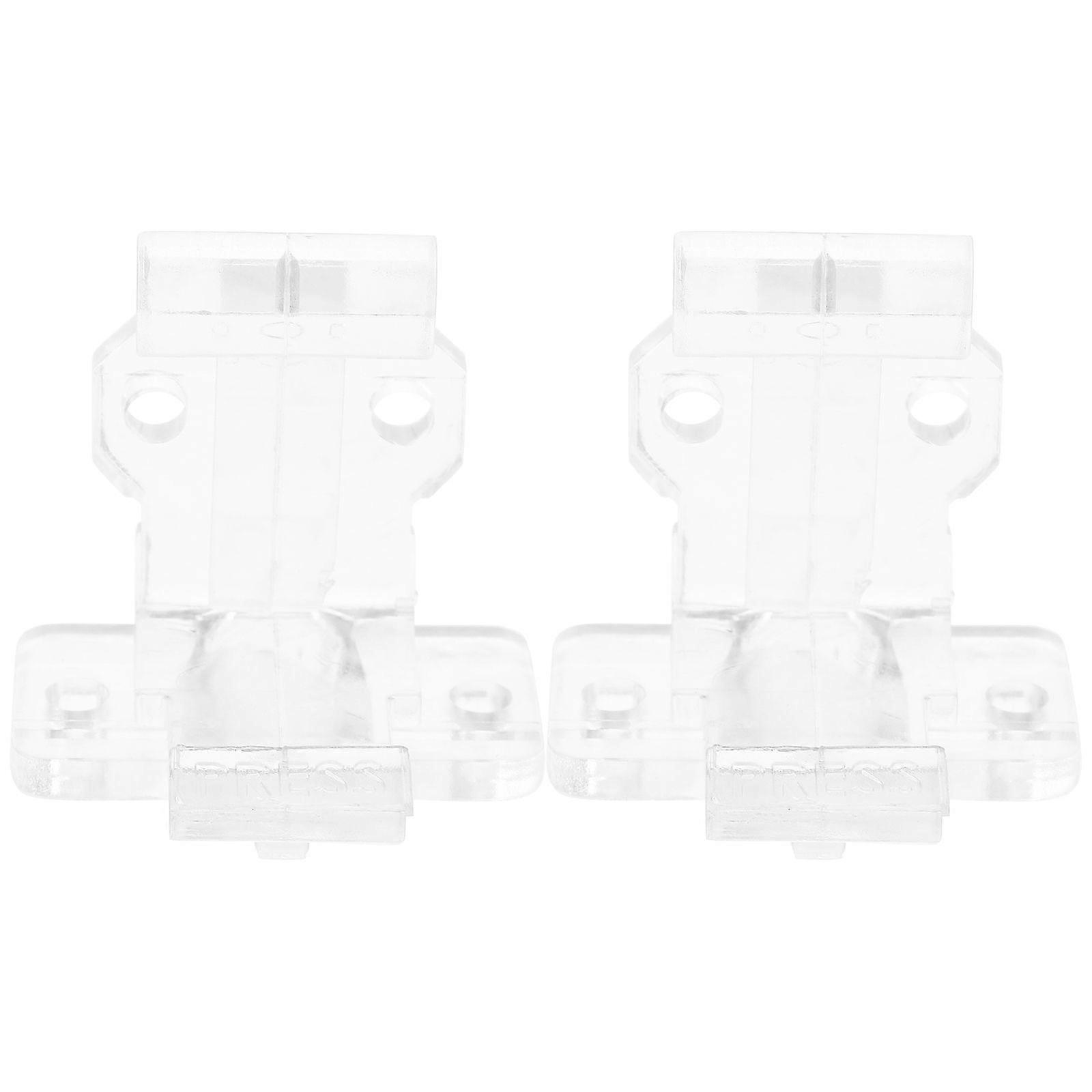 1 Pair Roller Blind Installation Brackets with Screws Flexibility And Break-Resistant Wall Or Ceiling Mount Modern Minimalist Design For Home Curtain 