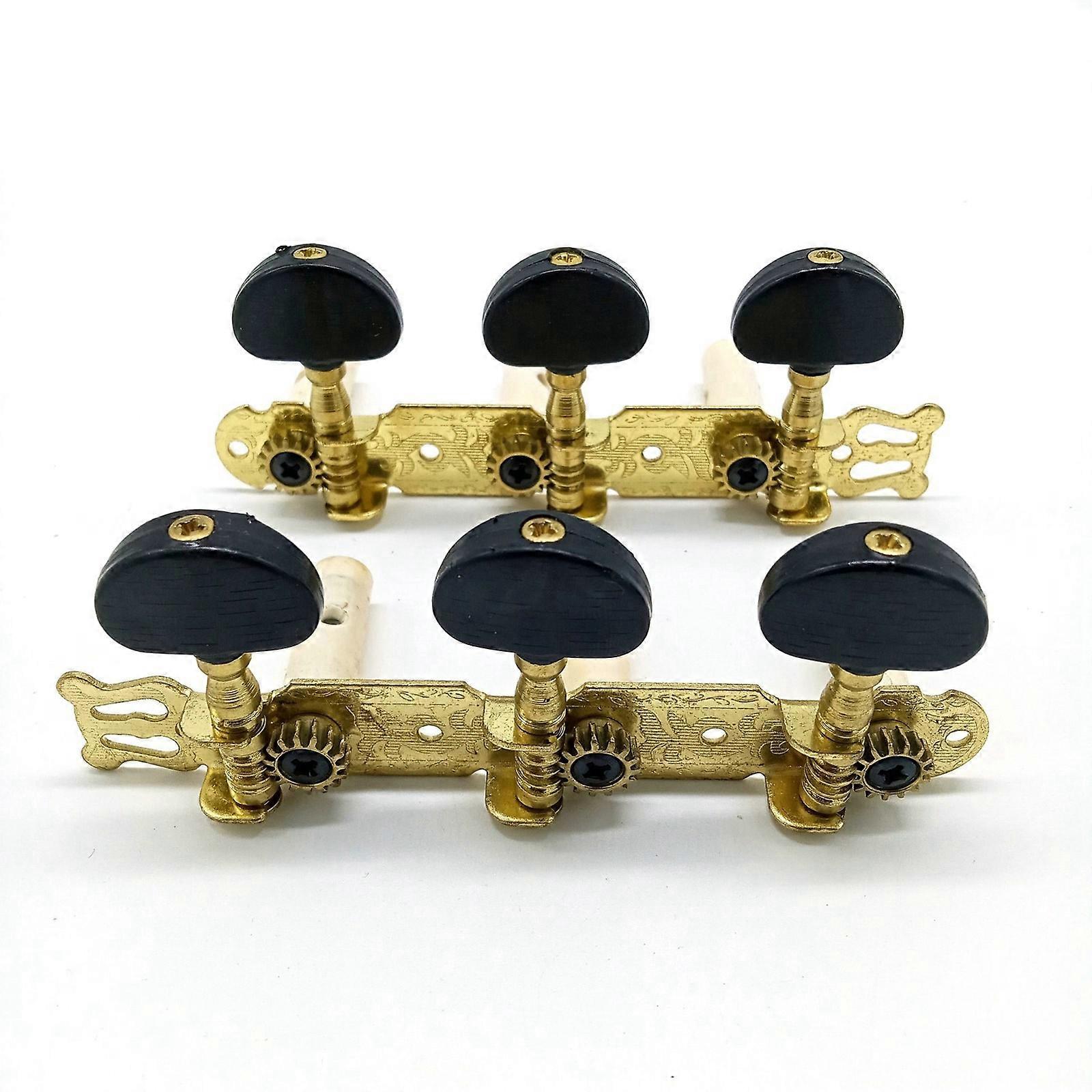 2 st stämskruvar för gitarr, professionella gitarrtillbehör, svarta