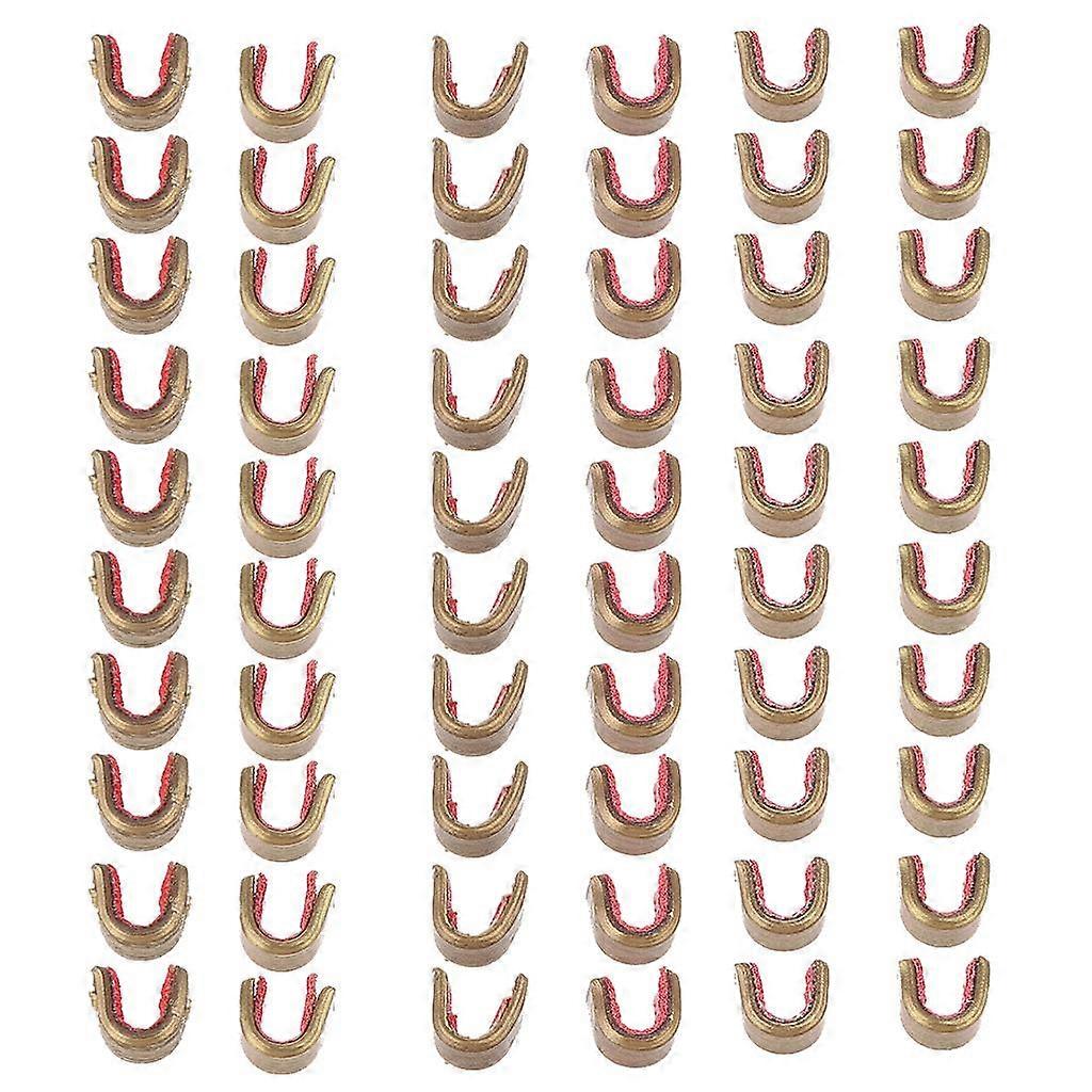 60 stykker Bowstring Nocks Sett Spenne Klips Nocking Points Bueskyting Tilbehør