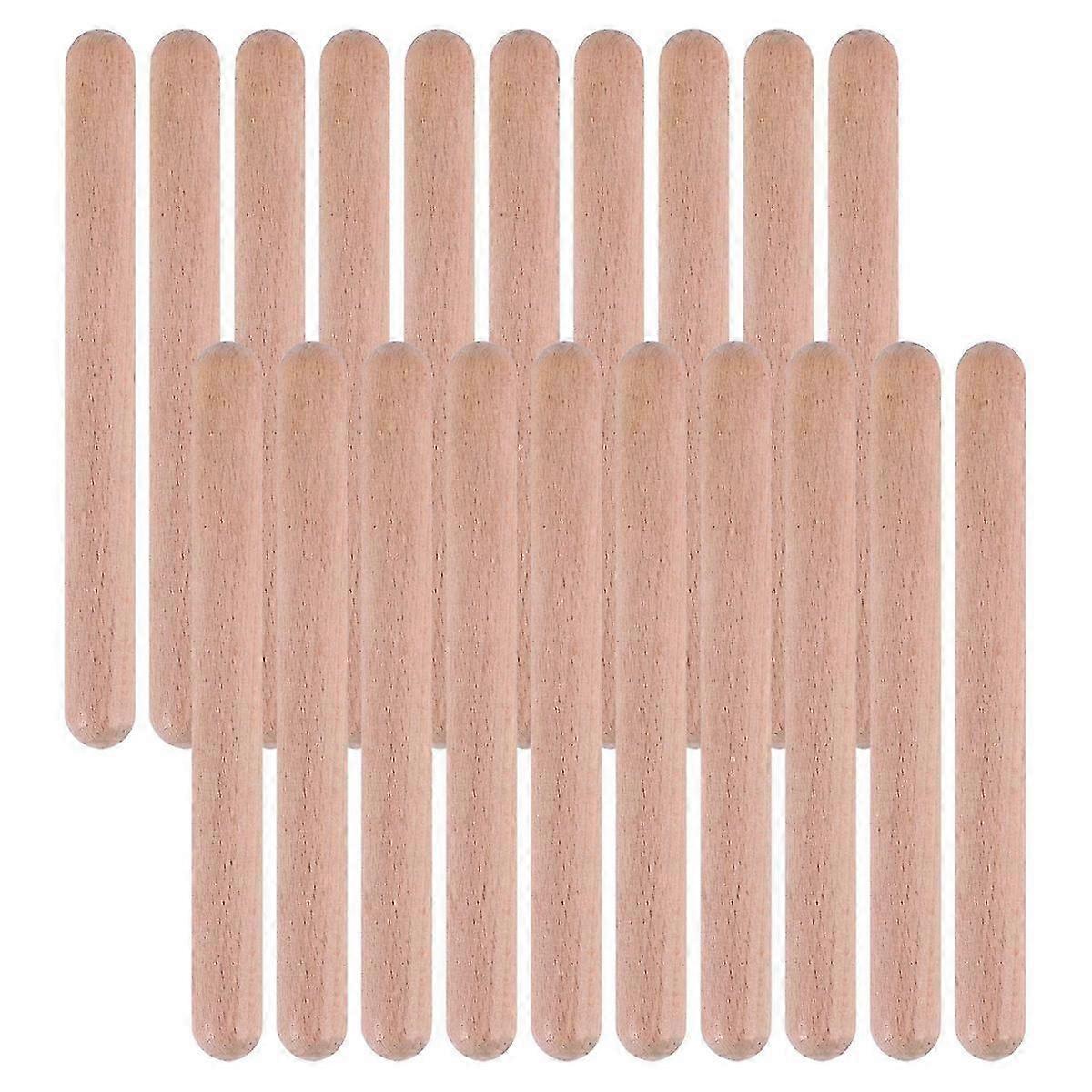 20 peças 8 polegadas Kids Rhythm Sticks Music Lummi Sticks